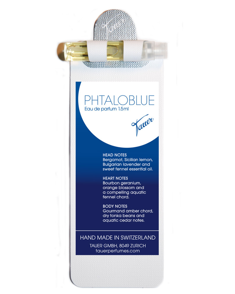 PHTALOBLUE sample 1.5 ml spray glass vial
